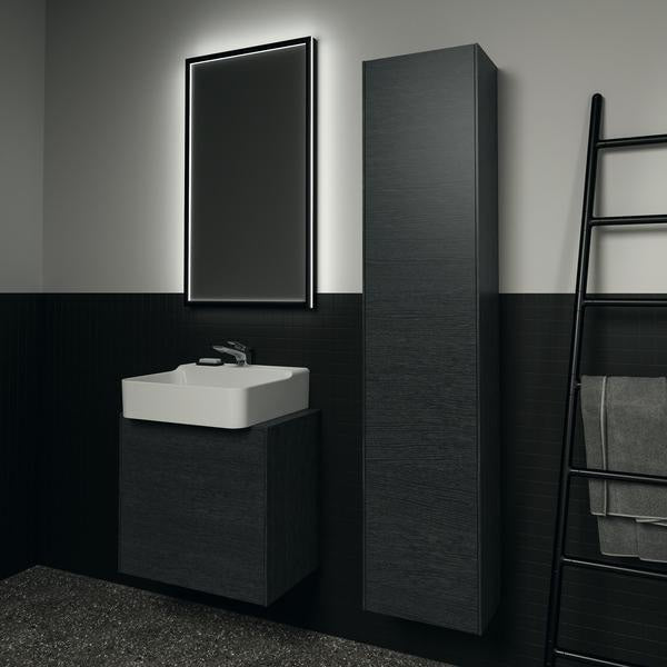 Ideal Standard Conca Waschtischunterschrank Eiche geflammt 602 mm mit Auszug und Push-Open