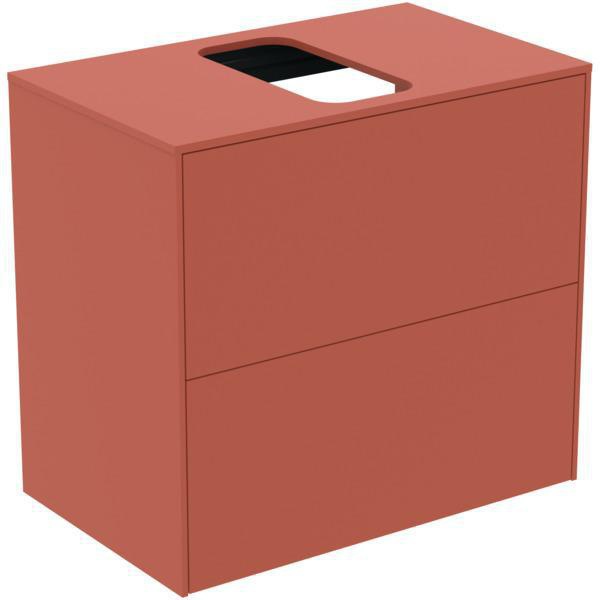 Ideal Standard Conca WT-Unterschrank 602 mm, 2 Auszüge, Push-Open & Softclose, Anthrazit