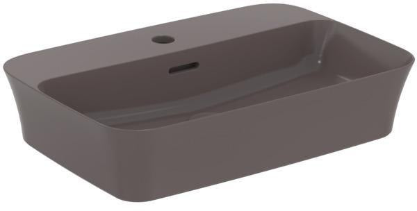 Ideal Standard Ipalyss Aufsatzschale 1 Hahnloch mit Überlauf 550x380x145mm Weiß