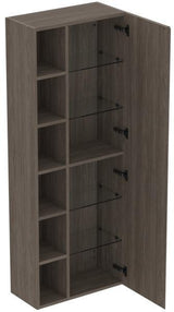 Ideal Standard Hochschrank Finesse 600x300x1600mm, Tür rechts, Greige matt, Softclose