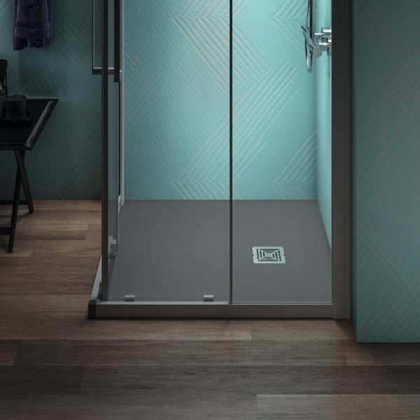 Ideal Standard Ultra Flat S+ Quadrat-Brausewanne 900x900mm Mineralguss Weiß Matt – Rutschhemmend