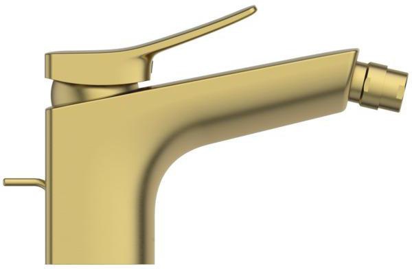 Ideal Standard Bidetarmatur Conca 133 mm mit Ablaufgarnitur Brushed Gold