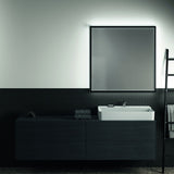 IDEAL STANDARD Conca Wandspiegel eckig 600x600 mm mit LED-Beleuchtung und Aluminiumrahmen
