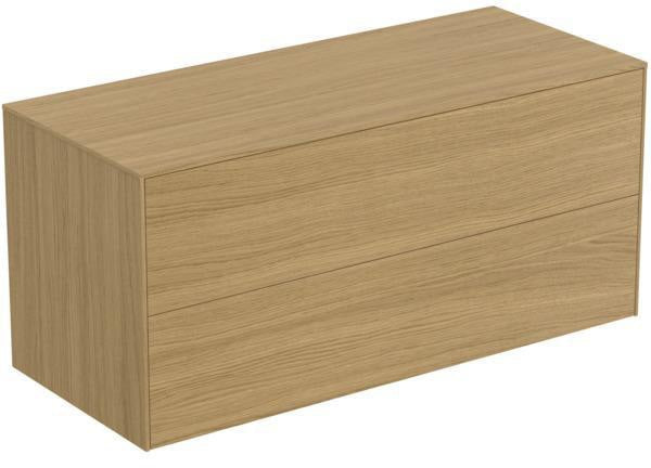 Ideal Standard WT-Unterschrank Conca 1202 mm, 2 Auszüge, Push-Open, Softclose, Weiß Matt