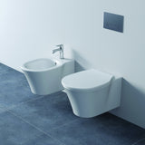 Ideal Standard Wand-T-WC-Kombipaket Connect Air mit AQUABLADE und Softclosing, 365x540mm, Weiß