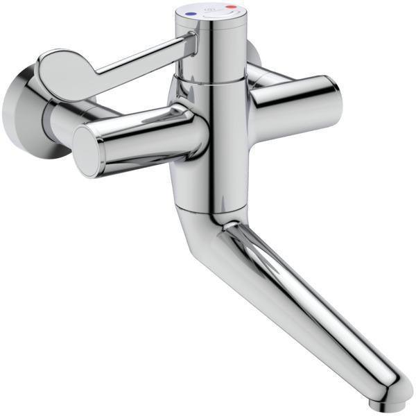 Ideal Standard Ceraplus Safe SQ Wand-Waschtisch-Thermostat 200mm Chrom – Sicherheit & Komfort