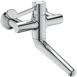Ideal Standard Ceraplus Safe SQ Wand-Waschtisch-Thermostat 200mm Chrom – Sicherheit & Komfort