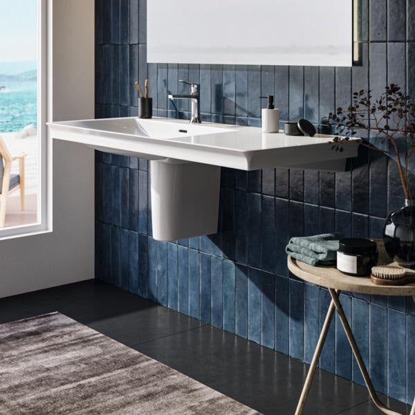 Ideal Standard Möbelwaschtisch La Dolce Vita 1260 mm, 1 Hahnloch, Überlauf, Ablage rechts, Weiß