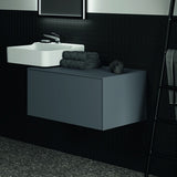 Ideal Standard Conca Waschtischunterschrank 802 mm, 1 Auszug, Push-Open & Softclose, Weiß Matt