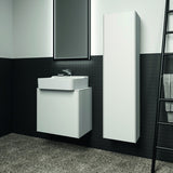 IDEAL STANDARD Halbhochschrank Conca, 1 Tür, Eiche geflammt, 370x250x1400 mm, Anschlag links/rechts