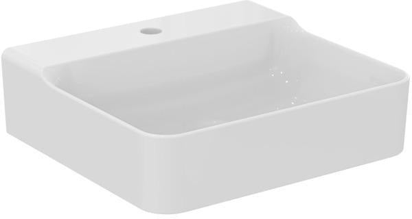 Ideal Standard Waschtisch Conca 500x450x145 mm, 1 Hahnloch, ohne Überlauf, Weiß