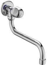 Ideal Standard Alpha Wandventil, Ausladung 230 mm, Chrom – schwenkbarer S-Auslauf