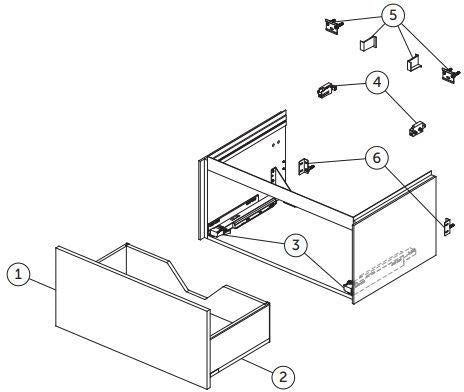 Ideal Standard Conca Waschtischunterschrank 800 mm – 1 Auszug, Push-Open, Weiß Matt
