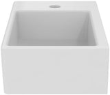 Ideal Standard Handwaschbecken Strada 450x270x130mm, 1 Hahnloch links, ohne Überlauf, Weiß