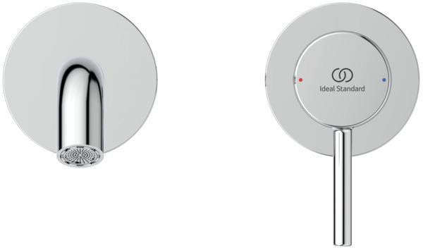 IDEAL STANDARD Ceraline Nuovo Wand-Waschtischarmatur 180 mm Chrom – Unterputz, keramische Kartusche, Wassersparfunktion