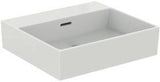 Ideal Standard Waschtisch Extra 500x450x150mm geschliffen Weiß ohne Hahnloch mit Überlauf