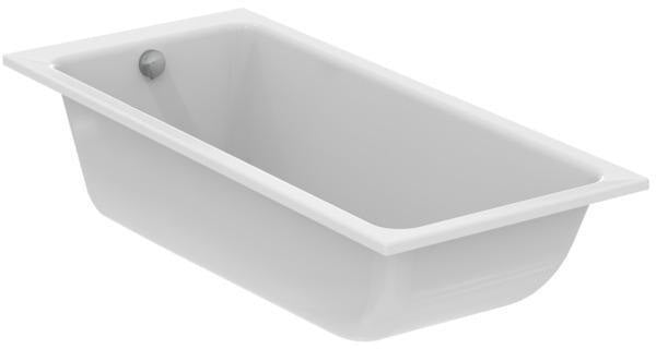 Ideal Standard Duo-Badewanne La Dolce Vita 2000x1000 mm Weiß – Rechteckige Einbauwanne mit 435 l Inhalt