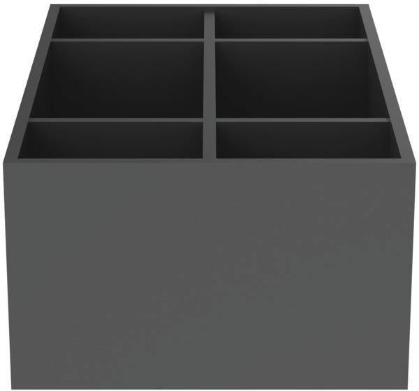 IDEAL STANDARD Aufbewahrungsbox Conca groß Anthrazit matt 240 x 370 x 147 mm