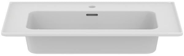 Ideal Standard Möbelwaschtisch Strada II 840x460mm – 1 Hahnloch, mit Überlauf, Weiß
