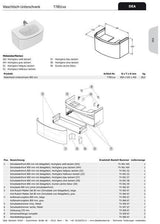 Ideal Standard Ablagebox Dea für Waschtischunterschrank 800 mm – TV06567