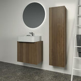 IDEAL STANDARD Halbhochschrank Conca, 1 Tür, Eiche geflammt, 370x250x1400 mm, Anschlag links/rechts