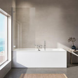 Ideal Standard Duo-Badewanne La Dolce Vita 2000x1000 mm Weiß – Rechteckige Einbauwanne mit 435 l Inhalt
