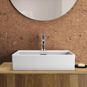 IDEAL STANDARD Aufsatzwaschtisch Extra 500x400mm Weiß mit 1 Hahnloch und Überlauf