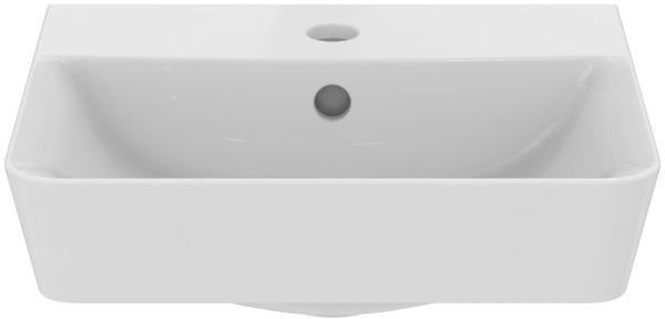 Ideal Standard Handwaschbecken Connect Air 400x350x150 mm Weiß mit Überlauf und 1 Hahnloch