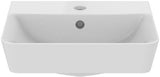 Ideal Standard Handwaschbecken Connect Air 400x350x150 mm Weiß mit Überlauf und 1 Hahnloch