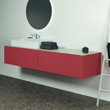 Ideal Standard Conca WT-Unterschrank 1985 mm, 2 Auszüge, Eiche geflammt, wandhängend