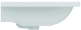Ideal Standard i.life B Möbel-Doppelwaschtisch 1210 mm Weiß mit Überlauf und 2x 1 Hahnloch
