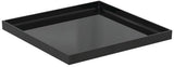 Ideal Standard Waschtischablage Solos 330 mm Schwarz glänzend – Rechteckige Keramik-Ablage