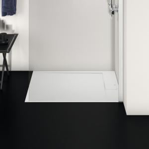 Ideal Standard Ultra Flat S i.life Rechteck-Brausewanne 1000x700x30 mm Carraraweiß Mineralguss