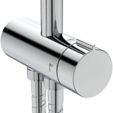 Ideal Standard Duschsystem Ceratwist T20 mit runder Kopfbrause und Handbrause, Chrom, ohne Armatur