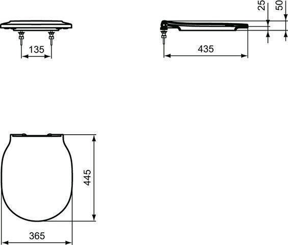 IDEAL STANDARD Waschtisch/Möbel-Paket CONNECT E mit Waschtisch 1000 mm in Weiß/Walnuss Dunkel