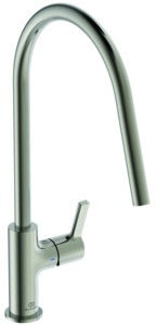 IDEAL STANDARD Gusto Küchenarmatur mit 238 mm Ausladung in Silver Storm – Einhebel-Spültischarmatur