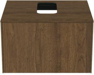 Ideal Standard Conca WT-Unterschrank 602 mm, 1 Auszug, Push-Open, Softclose, Weiß matt