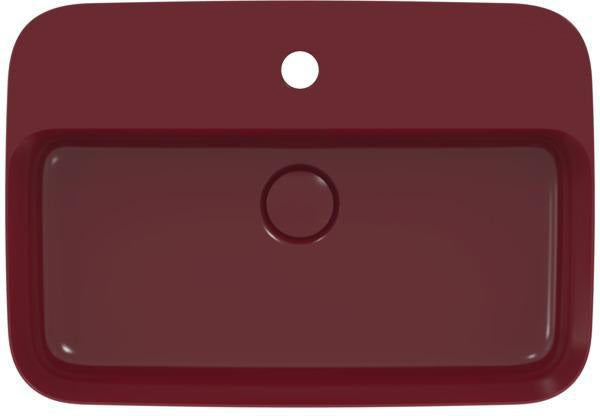 Ideal Standard Ipalyss Aufsatzschale 1 Hahnloch mit Überlauf 550x380x145mm Weiß
