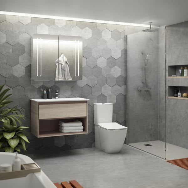 Ideal Standard Möbelwaschtisch Strada II 840x460mm – 1 Hahnloch, mit Überlauf, Weiß