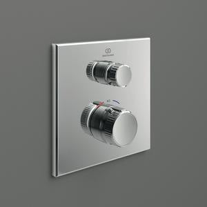 Ideal Standard Ceratherm Navigo Brausethermostat Unterputz eckig Chrom – 1 Verbraucher, DICHT-FIX