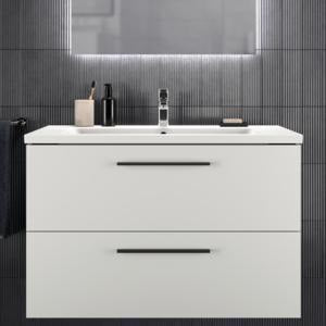 Ideal Standard i.life B Möbelwaschtisch 1010 mm, 1 Hahnloch, mit Überlauf, Weiß