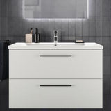 Ideal Standard i.life B Möbelwaschtisch 1010 mm, 1 Hahnloch, mit Überlauf, Weiß