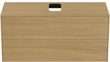 Ideal Standard Conca Waschtischunterschrank 1202 mm, 2 Auszüge, Push-Open, Weiß – Wandhängend