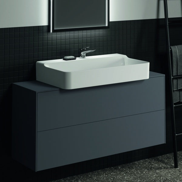 Ideal Standard Conca WT-Unterschrank 1202 mm, 2 Auszüge, Eiche geflammt, Push-Open