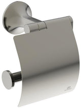 Ideal Standard La Dolce Vita Papierrollenhalter mit Deckel, Edelstahl-Optik, Wandmontage