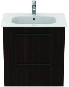 Ideal Standard i.life A Waschtisch-Set 60 cm mit Unterschrank, weiß matt, schwarzer Griff