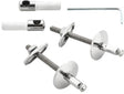 Ideal Standard Befestigungssatz Softmood für WC-Sitz, Edelstahl
