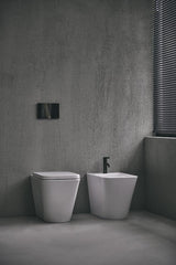 Ideal Standard Stand-Bidet Blend Cube 355x560x400 mm Weiß mit 1 Hahnloch