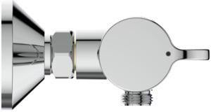 Ideal Standard Ceraplus Safe AP-Brausethermostat – 82 mm, chrom, Thermostatisch, kühles Gehäuse