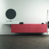 Ideal Standard Conca WT-Unterschrank 2387 mm, 4 Auszüge, Sunset Matt, wandhängend, Push-Open